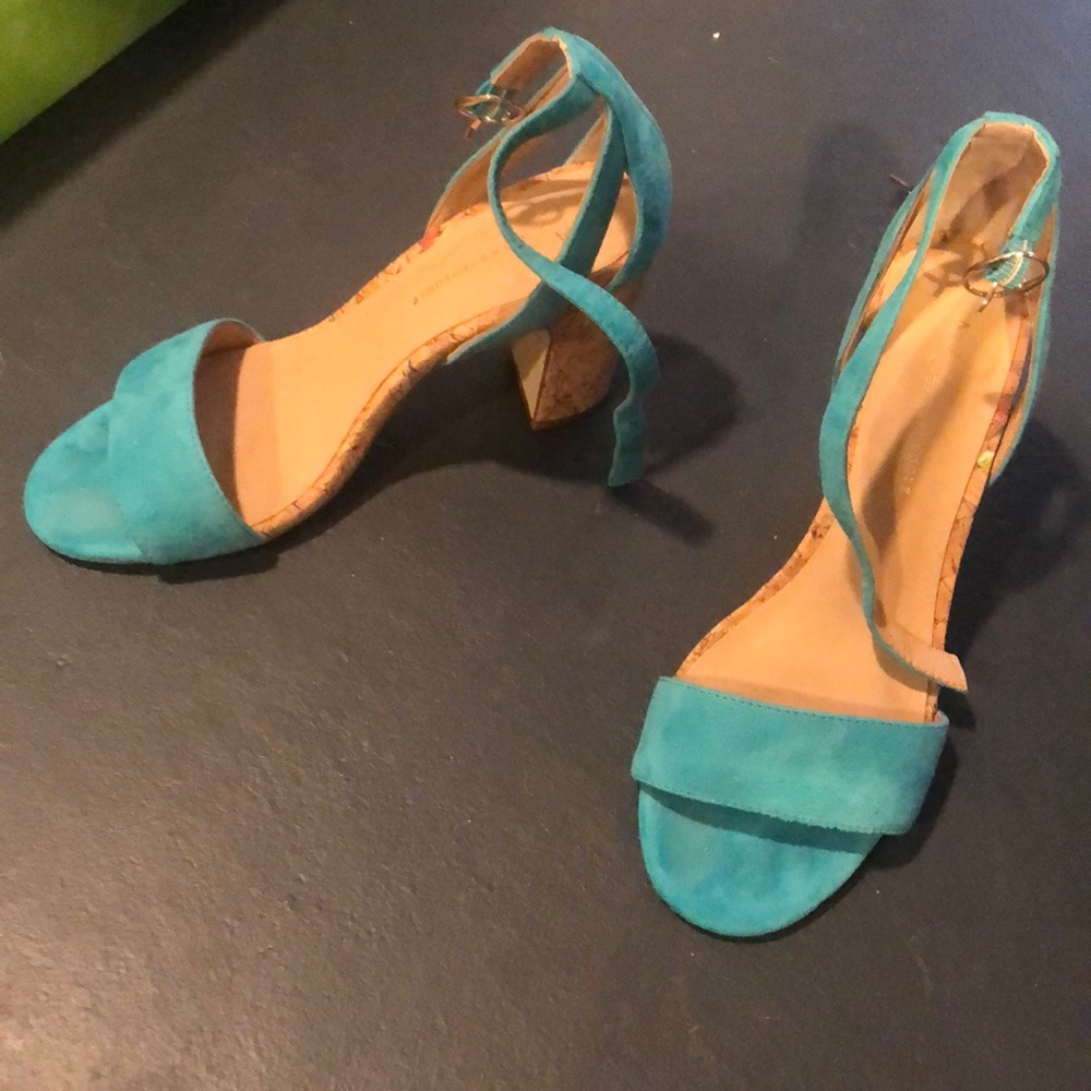 Blue heels